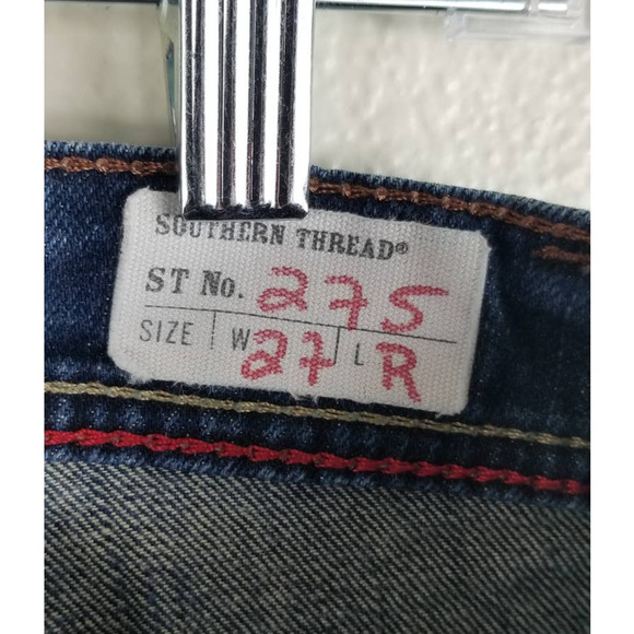 Southern Thread The Avory Denim Pocket Embroidered Shorts 27 - Picture 5 of 5